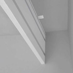 천장 커튼 펠멧 박스 슬라이딩 패널 없는 커버 100cm/3 2피트 도어/베이 전용 프레임 창문용 2ft 밸런스