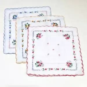 (선택옵션 SN.꽃무늬손수건세트)보리별 꽃무늬 손수건 12장 1세트 대용량 거즈 땀 흡수 등산 다용도 여성