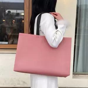 심플한 무지 부직포 쇼핑백 가방 대형 선물백 토트백