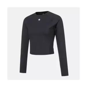 [데상트]여성 세미크롭 긴팔티셔츠 블랙(SO422TTLO1) SO422TTLO1_BLK0 301326