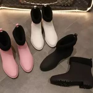 3컬러 여성레인부츠 방한장화 털신발 캠핑화 첼시 TAIN18 첼시 캐주얼부츠 방한장화 워커 미들부츠