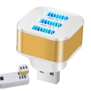 3 포트 USB 3.0 허브 노트북 태블릿 전화 용 멀티 포트 확장기 어댑터 차량용 충전기 자동차 전자 액세서리 분배기