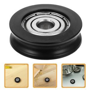 6Pcs 내구성 슬라이딩 문 풀리 비표준 베어링 가구 하드웨어 유리 나일론 코팅 알루미늄 합금