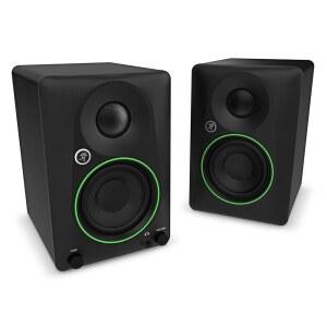 [포르르] 음악 제작, 데스크톱 컴퓨터, 게임, HiFi 청취를 위한 톤 노브 및 위치 스위치가 있는 Mackie CR3.5 3.5인치 크리에이티브 레퍼런스 파워 스튜디오 모니터 u2014 액티브 스피커