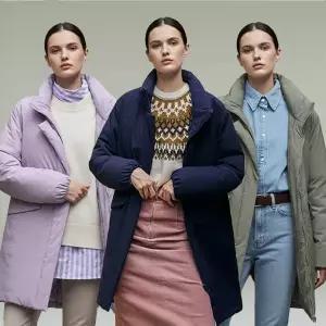 [NS홈쇼핑][쉐비뇽] 여성 캐시미어 블렌디드 패딩 코트 3종 택 1[35675845]