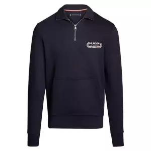 타미힐피거 엑티브 트랙 그래픽 하프 집업 MW0MW34382 NAVY