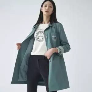 [지센] 여성 스판 스탠카라 코트 LCCAO223_TE