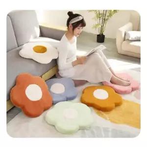 키밍 인테리어 꽃방석 쿠션 의자 등쿠션 차량용 카페