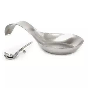 업소용 스텐 서빙국자 받침대 조리스푼 위생 거치대