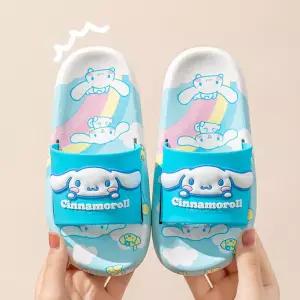 시나모롤 쿠로미 외출 여행용 학교용 실내 실외 욕실 슬리퍼