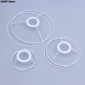 1PC 실린더 레트로 복고풍 엔틱 전등 갓 램프 스틸 프레임 홀더 샹들리에 액세서리 와이어