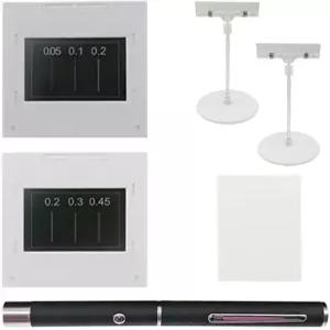 영의 이중 슬릿 실험 단일 홀더 관찰 보드 적색 광원 광학 요소 물리 키트 간섭 회절 격자 시트 50 * 50mm