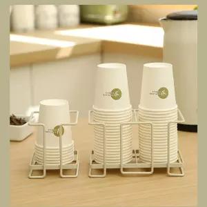 종이컵 거치대 컵홀더 디스펜서 2구 종이컵꽂이 종이컵홀더 종이컵트레이