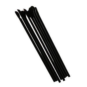 [2개구성] 슬러쉬 테이크아웃 블랙 일자 주걱 형 빨대 스트로우 BHW05098C