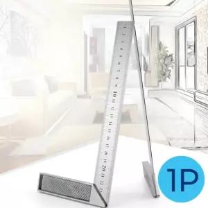 직각자 30cm 목공용 각도자 목공자 고정밀 스텐 직사각 90도