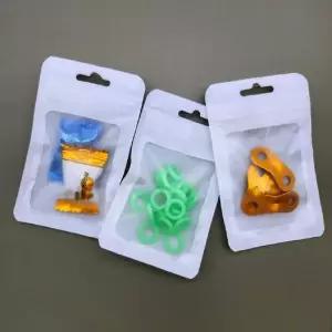 [콩심팥심]소분 지퍼 부품 반투명 실리콘지퍼백 포장봉투