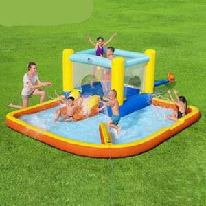 대형 수영장 유치원 야외 볼풀 슬라이드 물놀이장 워터 카페