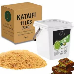 jatisse 카다이프 자티세 피스타치오 크림 5kg 11파운드 및 구운 카타이피 지중해 디저트 재료 세트 30% 스