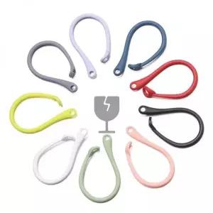 헤드셋파우치 헤드폰 케이스 블루투스 이어폰 실리콘 이어훅 에어팟 4 3 프로 2 1 호환 이어팟 루프 클립