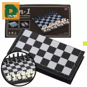 휴대용 자석체스판 3in1 체커 체스세트 보드게임 접이식 여행용 백개먼 두뇌발달 게임판 전략게임