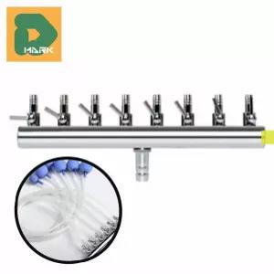 물생활 에어분배기 8구 기포발생기 수조 브로와부품 분지조절기 어항용품 에어조절 콩돌연결 산소공급
