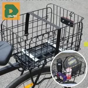 장보기 자전거뒷바구니 접이식 라이딩 수납 짐받이 바스켓 자전거용품 설치 튼튼한 후미형 배달 철제