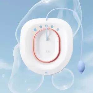 접이식 좌욕기 버블형 가정용 치질 산모 여성 좌욕대야 물넘침방지 내열 PP소재