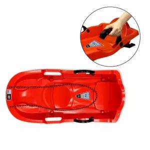 브레이크 눈썰매 방향조절 2인용 겨울 썰매 야외 레저