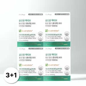 닥터올로지 올인원 액티브 활성엽산 800 비타민D 1000IU 임신준비 4박스 (240정)