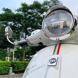 바이크 오토바이 라이트  링 캡 햇빛가리개 가드 커버 Vespa Primavera125 용 헤드램프 액세서리