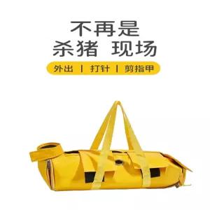 고양이 주사포대기 해먹 옐로우 발톱 미용 손톱깎이 가방