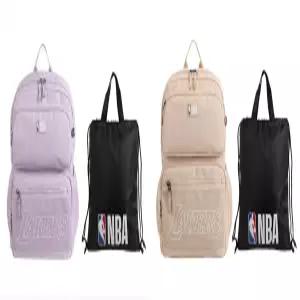 NBA LAL 고학년 메쉬포켓 신학기 책가방 세트 (K235AB005P)