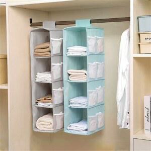 부직포 수있는 속옷 방진 의류 옷장 멀티 가방 침실 접이식 도구 보관 양말 레이어