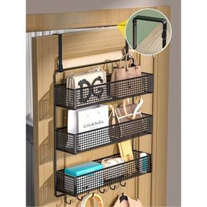 침실 걸이형 모자 보관용 가방 금속 만능 무타공 옷걸이 정리함