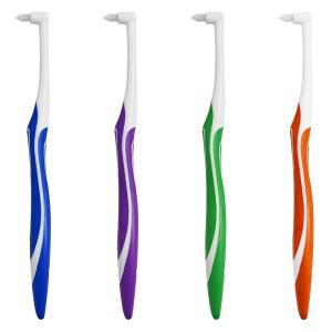 교정 관리를 위한 4팩 터프트 칫솔, 엔드 테이퍼드 디자인의 인터스페이스 브러시, 교정기용 소프트 트림 브릿지, 사랑니 틈새, 치아 구강 관리 도구