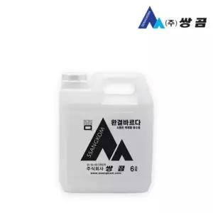 쌍곰 완결바르다 시멘트 액체형 방수제 6L (4개입) [W8E651B]