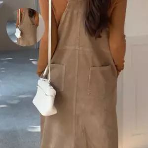 원피스 잔골덴 멜빵 ST138 쉬폰 멜빵 셔츠 데님 롱