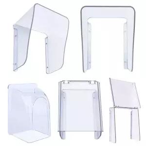 외부 인터폰 가리개 현관 방수 커버 덮개 투명 초인종