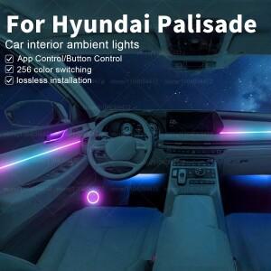 현대 팰리세이드 LX2 22in1 RGB 자동차 실내 릴 무드등 히든 스트립 장식 액세서리