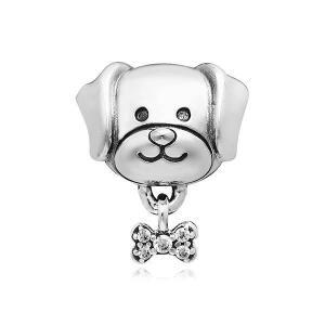 여성 실버Color 펫 도그 강아지본 실버 참(792254C01)