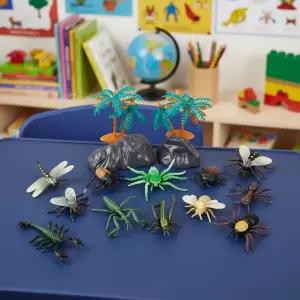 캐스B 사파리튜브 곤충모형 피규어 16종 (소) 생태학습 곤충 관찰 미니어쳐 인형 장난감