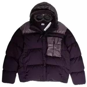 CP COMPANY  Eco Chrome-R Mixed Goggle Down Jacket(17CMOW032A 006369M 799) (ECCO 에코 크롬-R