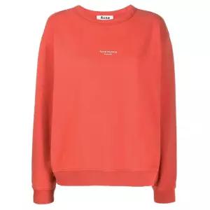 리버스 로고 맨투맨 파피레드 AI0045 BCB