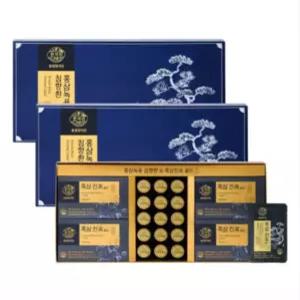 (동원) 홍삼녹용 침향환 혼합세트 2박스 (50mL x 20포 + 3.75g x15환) x2