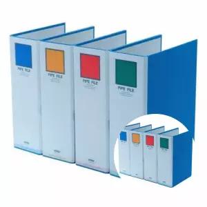 업무자료 수납정리 3공사다리 바인더 청색 장부관리 문서함 학교 수업 사무용