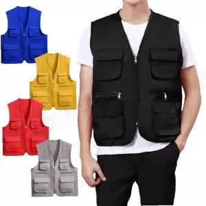 멀티포켓 작업조끼 현장용 안전복 봄가을겨울 근무복 택배 주차관리 유니폼 조끼