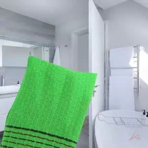 고급 녹색 때밀이 타올