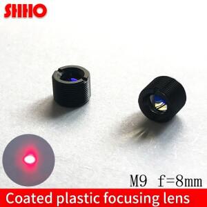 코팅 필름 M9 복합 렌즈 PMMA 플라스틱 초점 시준 직경 9mm 거리 8mm 레이저 모듈 부품