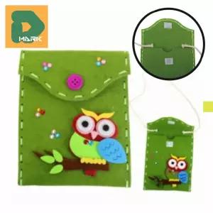 행운이 들어오는 부엉이가방 10인용 뚝딱 만들기 교구 재료 패브릭 여성