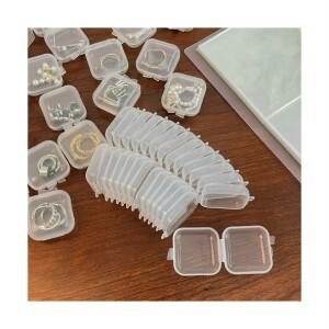 휴대용 미니 악세사리 플라스틱 케이스 귀걸이 주얼리 약통 귀마개 보관